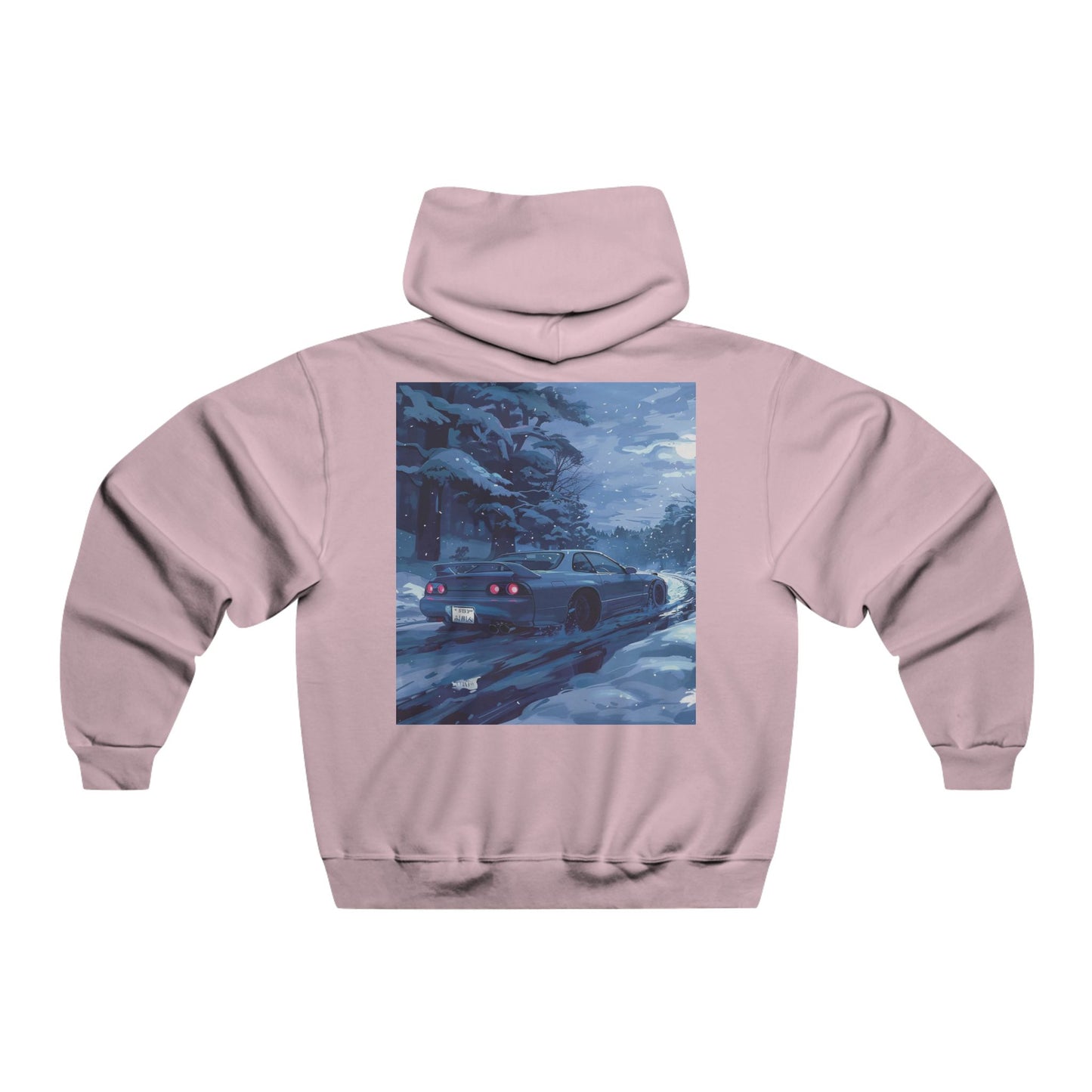 Men's Hooded Sweatshirt with Cool Car Design, Cozy Gift for Car Enthusiasts, Perfect for Winter and Casual Wear